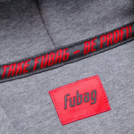 Серо-красная толстовка Fubag с капюшоном  размер M в Перми фото