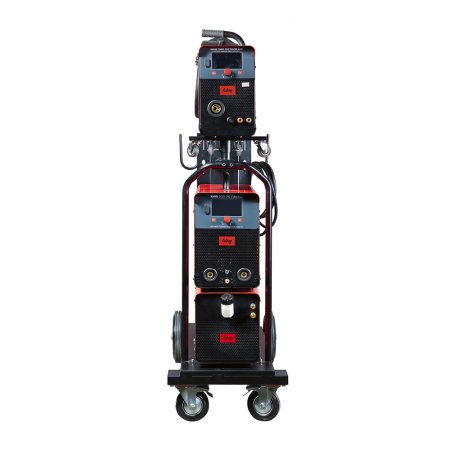 FUBAG Сварочный полуавтомат XMIG 500T DW PULSE + Подающий механизм DRIVE XMIG DW PULSE  + Горелка FB 550W 3m + Блок жидкостного охлаждения Cool XMIG + Шланг-пакет 5 метров 95мм2 14 pol с жидкостным охлаждением + Тележка  в Перми фото