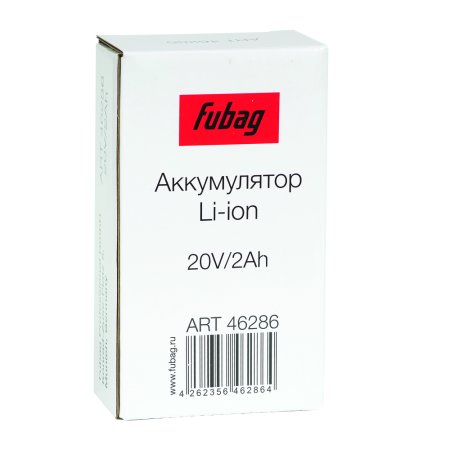 Аккумуляторная батарея FLI5S1P1202 Li-ion к бензиновым газонокосилкам FUBAG с электростартером и минирайдеру (20V/2Ah) в Перми фото