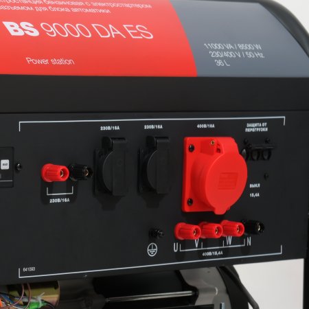Бензиновый генератор FUBAG BS 9000 DA ES (трехфазный) с электростартером и коннектором автоматики в Перми фото
