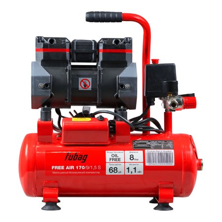 Компрессор безмасляный малошумный FUBAG Свободный Воздух (Free Air) 170/9/1.5 S в Перми фото