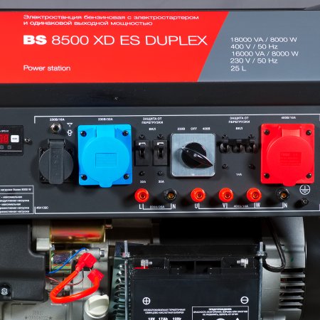 Бензиновый генератор FUBAG BS 8500 XD ES DUPLEX для одно и трехфазного режимов работы в Перми фото