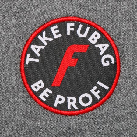 Серая рубашка-поло Fubag с красными пуговицами  размер M в Перми фото