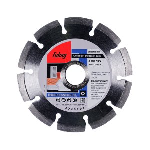 Алмазный отрезной диск FUBAG Universal Pro диам. 125/22.2 в Перми фото