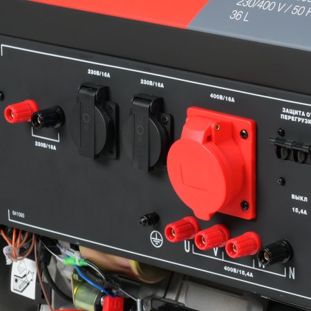 Бензиновый генератор FUBAG BS 9000 DA ES (трехфазный) с электростартером и коннектором автоматики в Перми фото