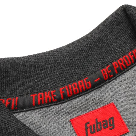 Серая рубашка-поло Fubag с красными пуговицами  размер M в Перми фото