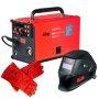 FUBAG Сварочный полуавтомат IRMIG 208 SYN PLUS (31447) + Маска сварщика Хамелеон IR 9-13N S (38072) + Сварочные краги на подкладке красные FWGN 10R (641180) в Перми фото