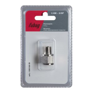 FUBAG Переходник 1/4 дюйма M на 3/8 дюйма F, блистер 1 шт в Перми фото