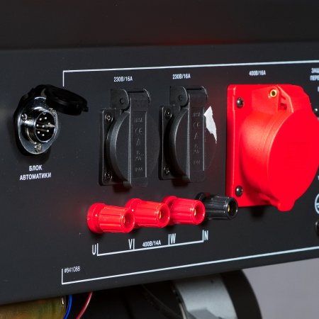 Бензиновый генератор FUBAG BS 8000 DA ES (трехфазный) с электростартером и коннектором автоматики в Перми фото